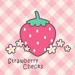 Strawberry Checks +HOME Theme | Indus Appstore | App Icon