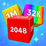 Chain Cube 2048: 3D merge game | Indus Appstore | App Icon