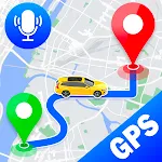 GPS Voice Navigation: Live Map | Indus Appstore | App Icon