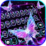 Shiny Neon Butterfly Theme | Indus Appstore | App Icon