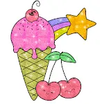 Glitter Ice Cream Coloring | Indus Appstore | App Icon