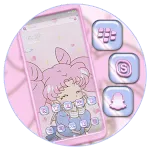 Kawaii Cute Girl Theme | Indus Appstore | App Icon