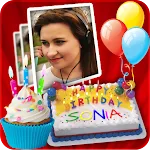 Name & Photo On Birthday Cake | Indus Appstore | App Icon