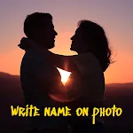 Write Name on Photoapp icon