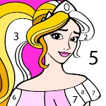 Princess Coloring by Number | Indus Appstore | App Icon