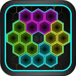 Glow Block Hexa Puzzle | Indus Appstore | App Icon