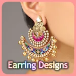 Earring Design Pearl Gold | Indus Appstore | App Icon