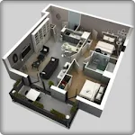 3D home architecture planningapp icon