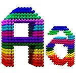 Alphabets Magnet World 3D:ASMR | Indus Appstore | App Icon