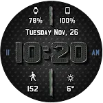 Chrome Leather HD Watch Face | Indus Appstore | App Icon