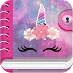 Unicorn Diary With Lock | Indus Appstore | App Icon