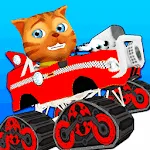 Cat Race Car Snow Drift Stunts | Indus Appstore | App Icon