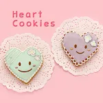 Cute Theme-Heart Cookies- | Indus Appstore | App Icon