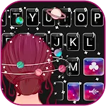 Girl In Universe Keyboard Back | Indus Appstore | App Icon