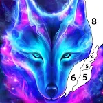 Wolf Coloring Book Color Game | Indus Appstore | App Icon