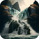 Waterfall HD Live Wallpaper | Indus Appstore | App Icon