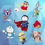 Cartoon Stickers for Whatsappapp icon