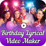 Birthday Lyrical Video Maker | Indus Appstore | App Icon