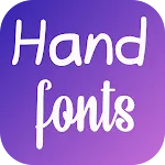 Hand fonts for FlipFont | Indus Appstore | App Icon