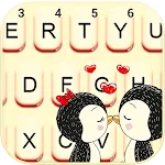 Love Kiss Penguin Keyboard The | Indus Appstore | App Icon