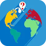 QuestiOnMap quiz. Geography Ga | Indus Appstore | App Icon