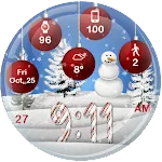 Christmas Snow HD Watch Face | Indus Appstore | App Icon