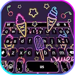 Neon Doodle Keyboard Theme | Indus Appstore | App Icon