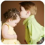 Cute Baby Kiss Wallpaper | Indus Appstore | App Icon