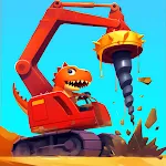 Dinosaur Digger Excavator Game | Indus Appstore | App Icon