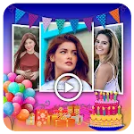 Birthday  Video & Status Maker | Indus Appstore | App Icon