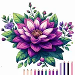 Flowers Pixel Art Coloring | Indus Appstore | App Icon