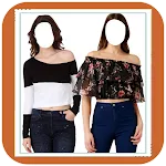 Women Crop Shoulder Photo Suit | Indus Appstore | App Icon