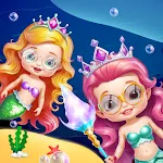 Twin mermaid babysitter care | Indus Appstore | App Icon