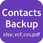 Contacts To VCF XLSX PDF CSV | Indus Appstore | App Icon