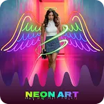 Neon Art Photo : Spiral Effect | Indus Appstore | App Icon