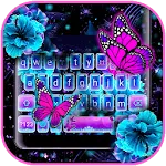 Neon Butterfly 2 Theme | Indus Appstore | App Icon