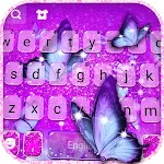 Purple Butterfly Keyboard Back | Indus Appstore | App Icon