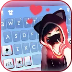 Anime Girl Mask Keyboard Backg | Indus Appstore | App Icon