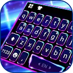 Blue 3D Tech Keyboard Backgrou | Indus Appstore | App Icon