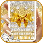 Golden Bow Keyboard Theme | Indus Appstore | App Icon