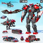 Dino Robot Transform Car Games | Indus Appstore | App Icon