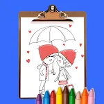 Romantic Love Coloring Book | Indus Appstore | App Icon