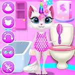 Kitty Kate Unicorn Daily Careapp icon