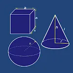 Volume calculator - 3D shapes | Indus Appstore | App Icon