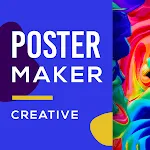 Poster Maker : Flyer Maker | Indus Appstore | App Icon