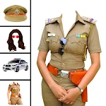 Women police suit photo editorapp icon