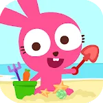 Purple Pink Summer Beach | Indus Appstore | App Icon