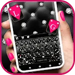 Black Pink Diamonds Keyboard B | Indus Appstore | App Icon