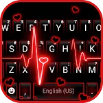 Neon Red Heartbeat Theme | Indus Appstore | App Icon