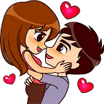 Love Story Stickers WASticker | Indus Appstore | App Icon